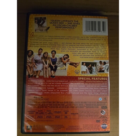 The Secret Life of Bees (DVD, 2008), Queen Latifah, Jennifer Hudson, Alicia Keys - Picture 3 of 4